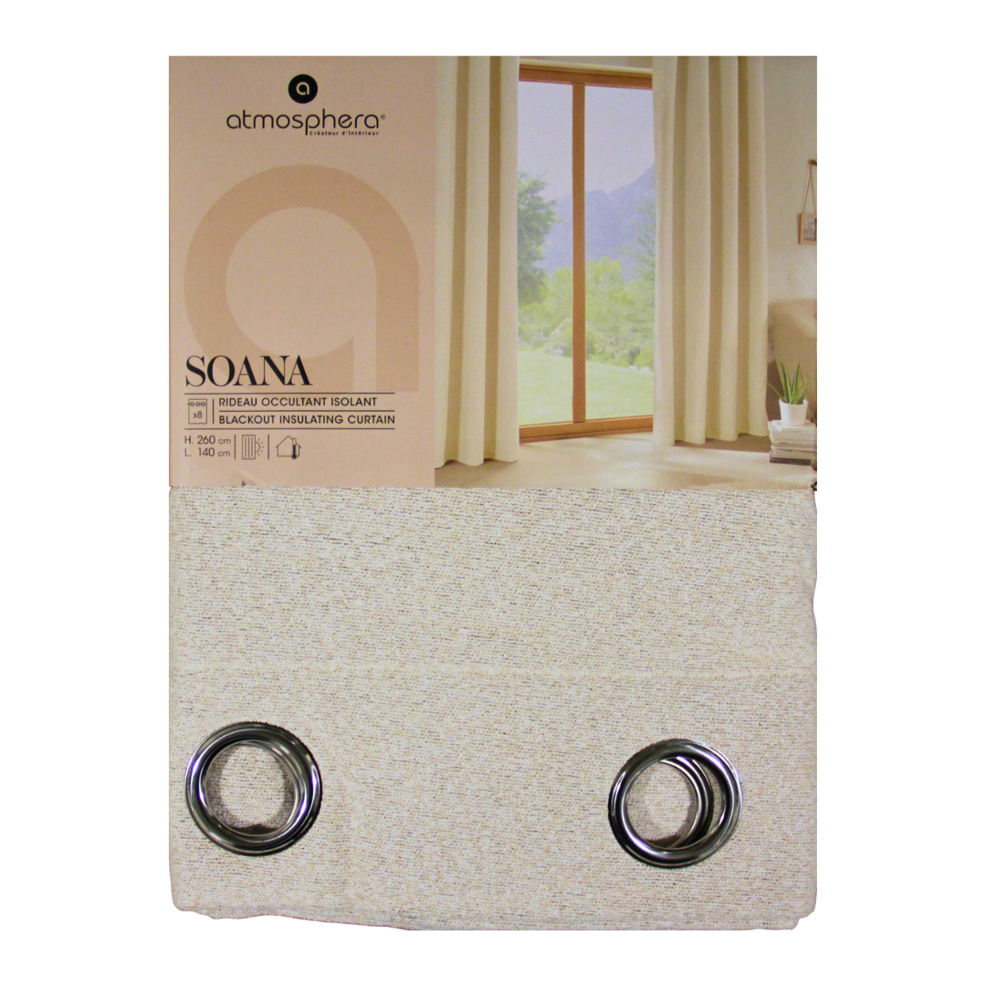 ATMOSPHERA Soana lämpöverho 140x260 cm