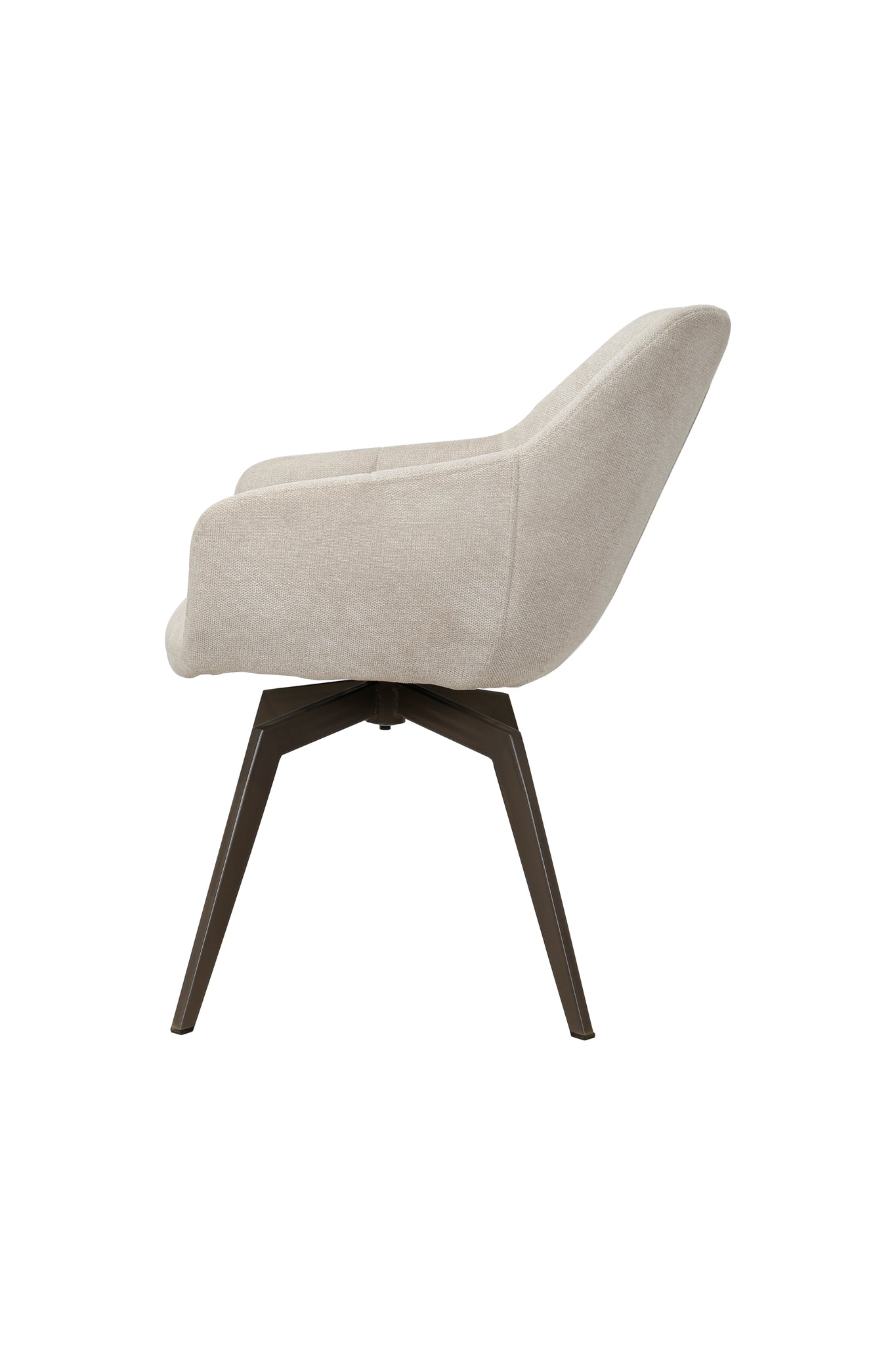 Ruokatuolisetti offwhite, kääntyvällä toiminnolla (2 kpl)