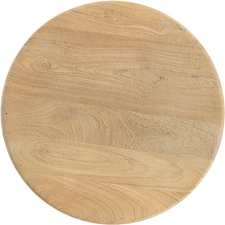 Sivupöytä Ø50, akaasia Groovy Natural