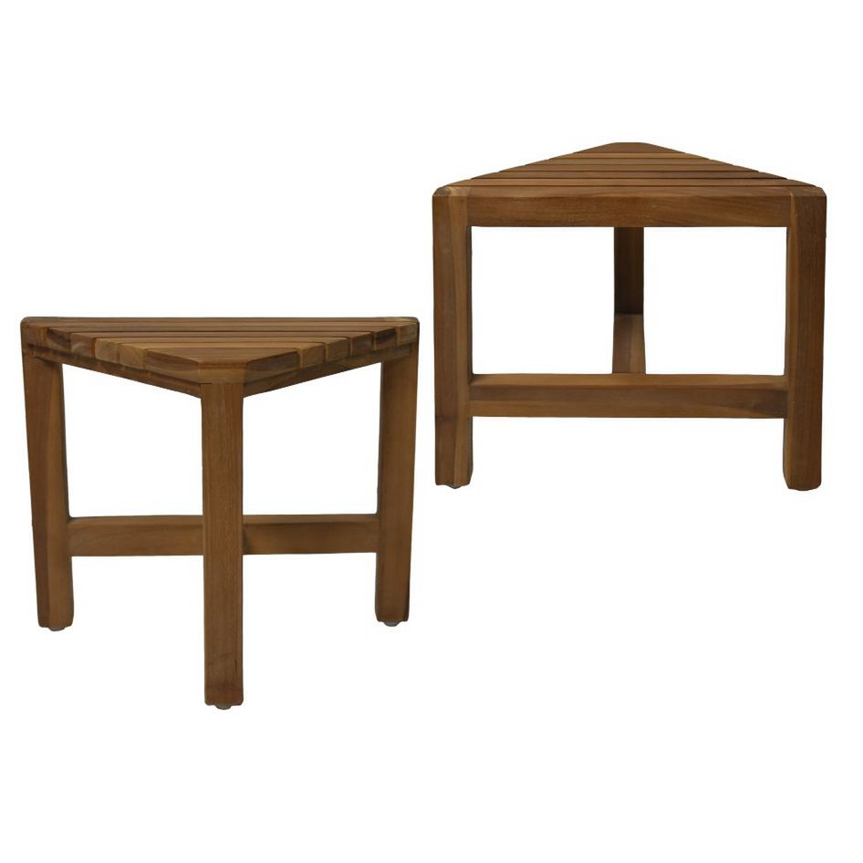 Kulmajakkara 2 kpl - THE TEAK CORNER STOOL