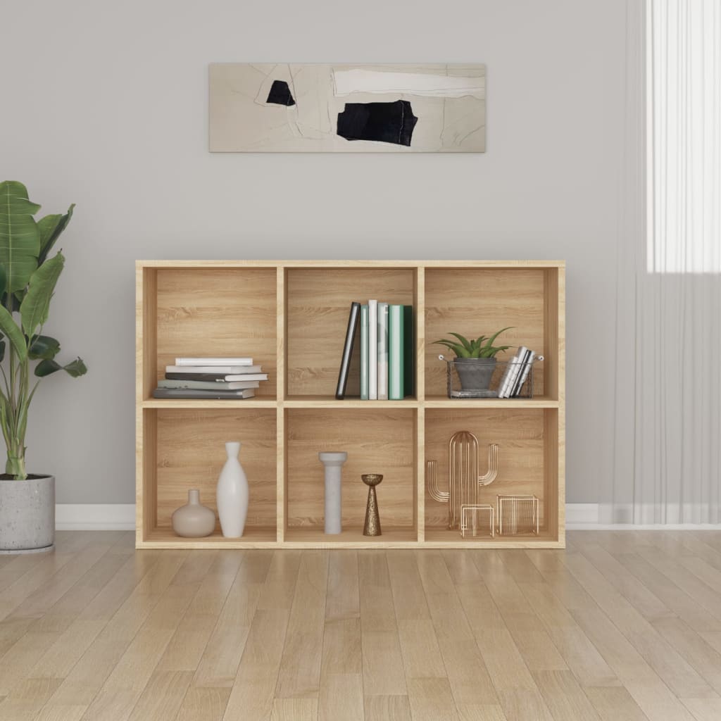 Kirjahylly/Senkki Sonoma Tammi 66X30X97,8 Cm Lastulevy