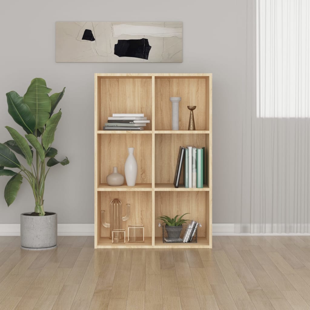 Kirjahylly/Senkki Sonoma Tammi 66X30X97,8 Cm Lastulevy