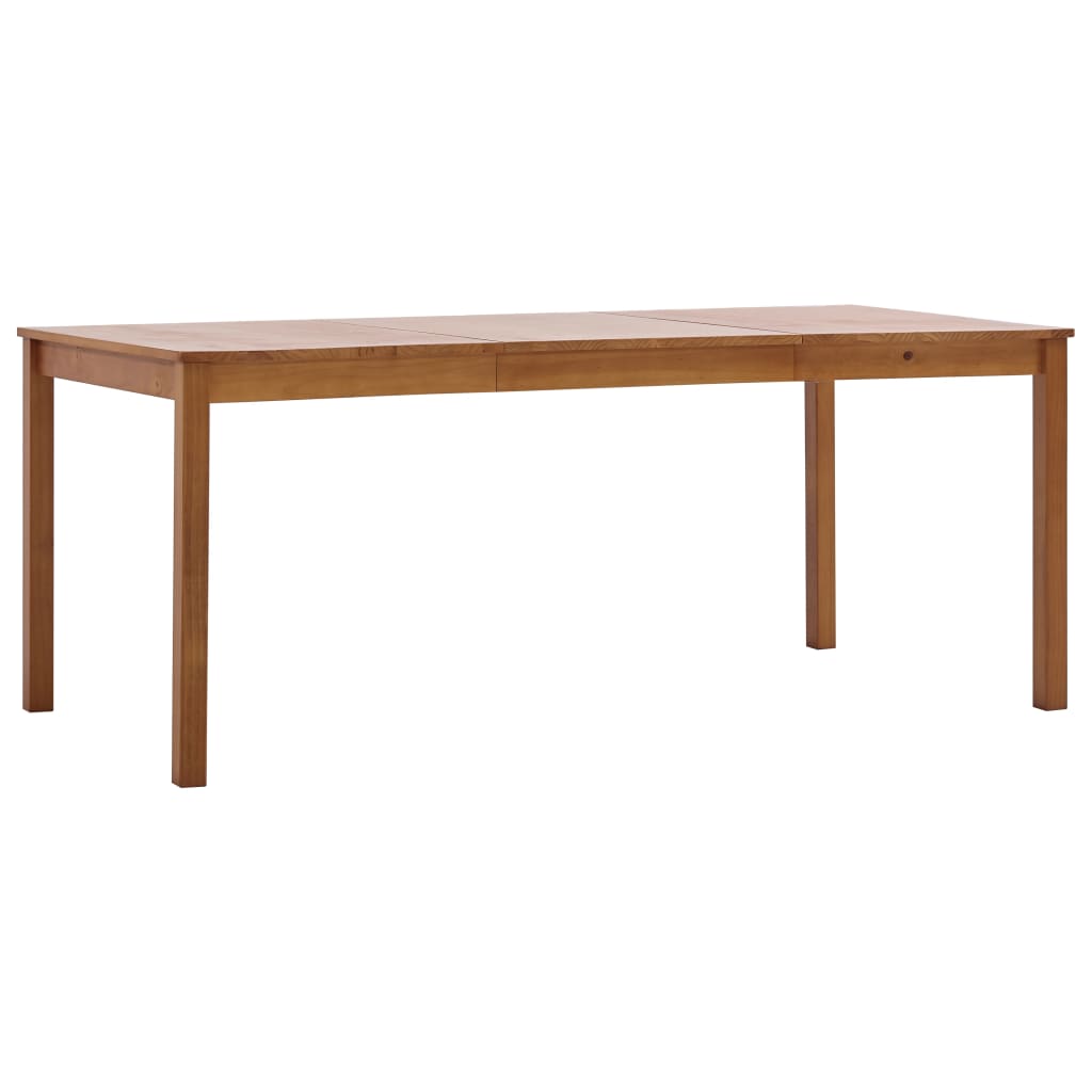 Ruokapöytä Hunajanruskea 180X90X73 Cm Mänty