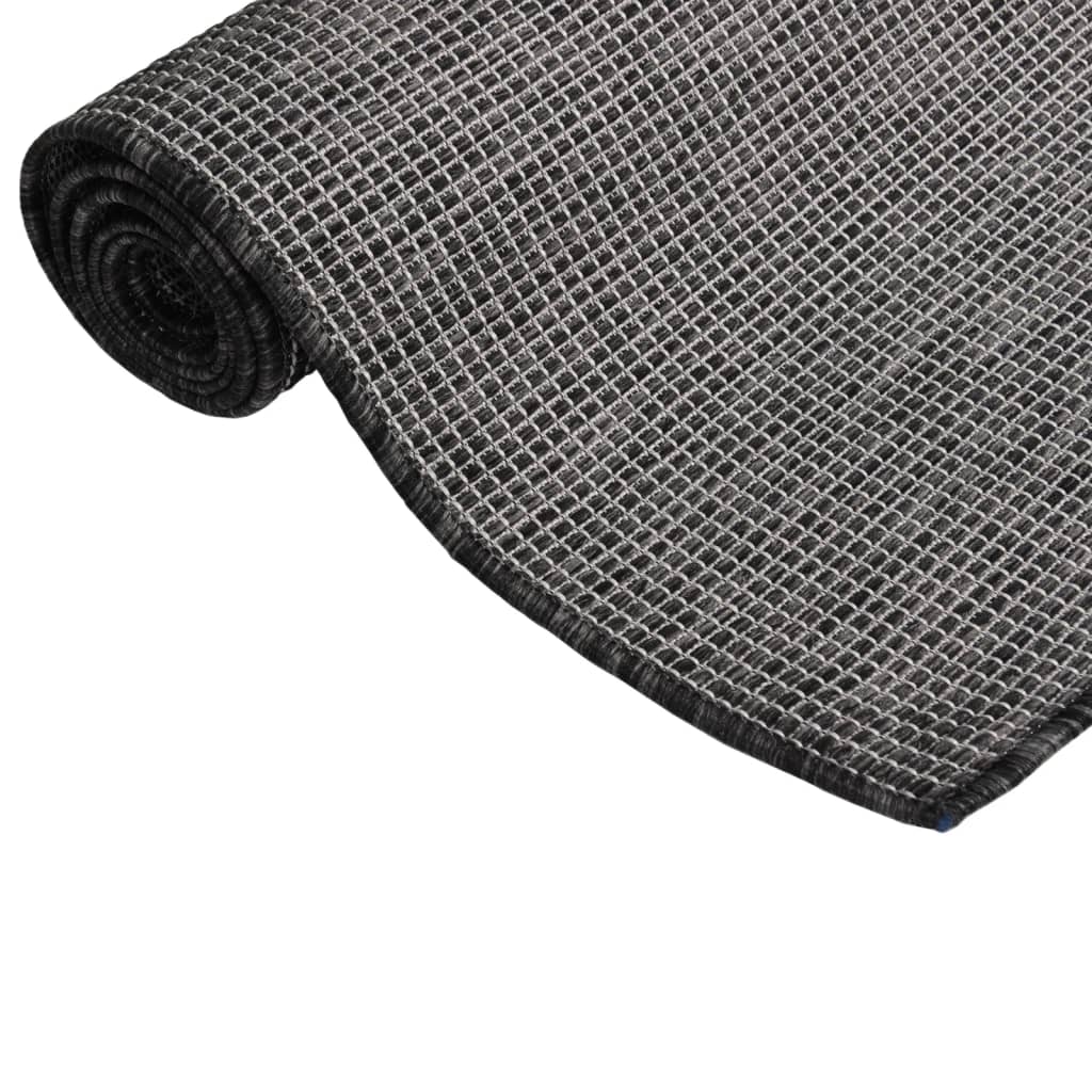 Ulkomatto Flatweave 140X200 Cm Harmaa