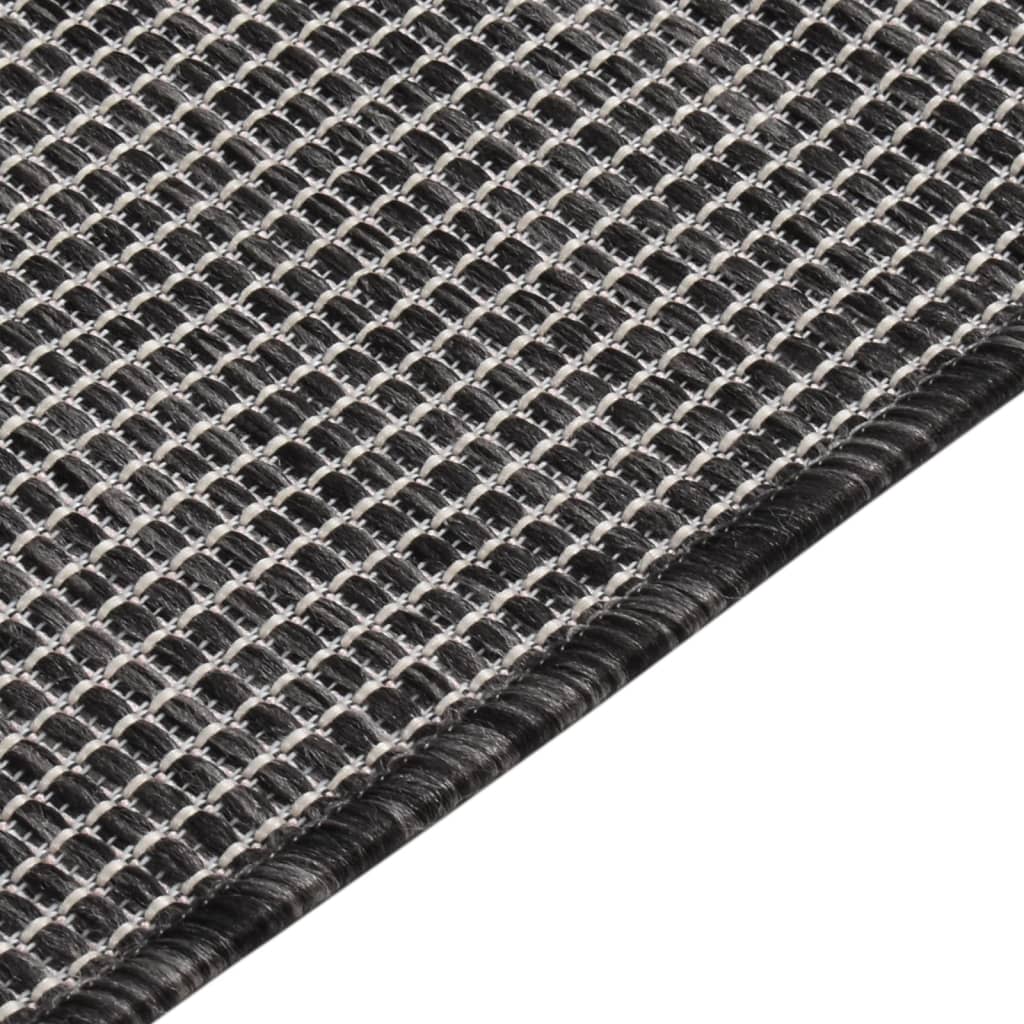 Ulkomatto Flatweave 140X200 Cm Harmaa