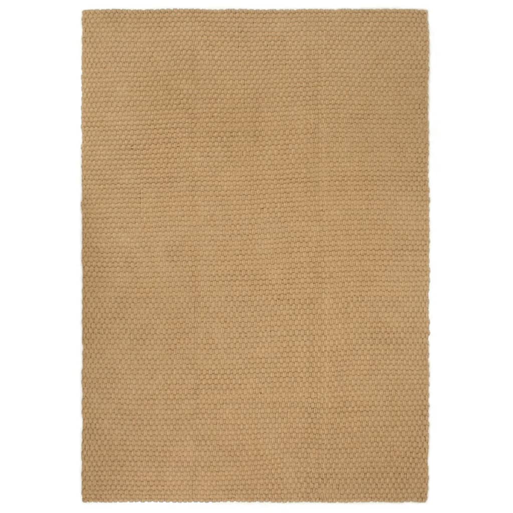 Matto Suorakaide Luonnollinen 160X230 Cm Juutti