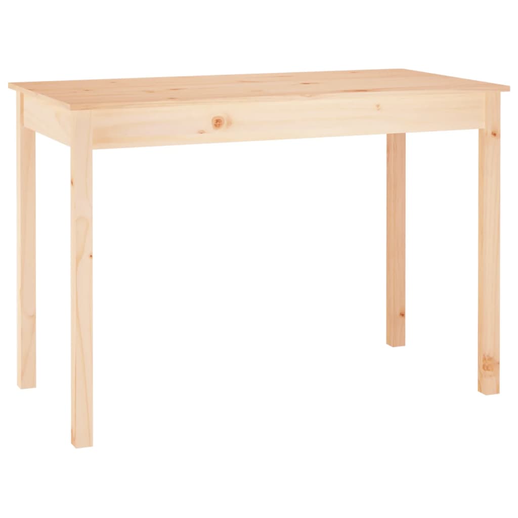 Ruokapöytä 110X55X75 Cm Täysi Mänty