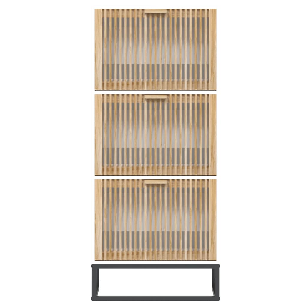 Kenkäkaappi Valkoinen 52X25X120 Cm Tekninen Puu
